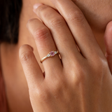 Dahlia 0.52ct Oval Padparadshca Sapphire