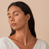 Emerald Starry Night Sleeper Earrings