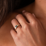 Posy 0.89ct Round Teal Sapphire