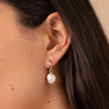 Baroque Pearl Huggies