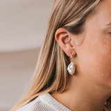 Baroque Pearl Hoops