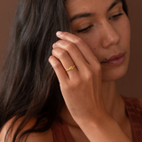 East-West 0.57ct Oval Yellow Sapphire