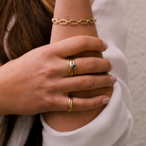 Eternity Sapphire Ring in 18ct Yellow Gold