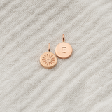 Reversible Daisy Letter Pendant