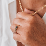 Mismatch Sapphires in 9ct Yellow Gold