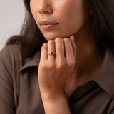 Posy 0.50ct Oval Green Sapphire