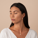 Emerald Starry Night Sleeper Earrings