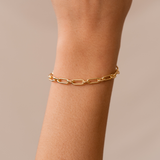 Figaro Paperclip Chain Bracelet