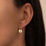 Emerald Starry Night Sleeper Earrings