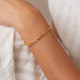 Figaro Paperclip Chain Bracelet