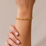 Figaro Paperclip Chain Bracelet