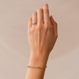 Figaro Paperclip Chain Bracelet