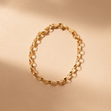 Oval Belcher Bracelet