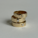 Diamond Cigar Ring