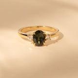 Orbit 1.58ct Oval Green Sapphire