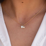 Yellow Gold Letter Necklace