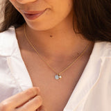 Yellow Gold Letter Necklace