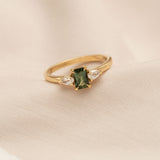 Dahlia 0.57ct Emerald-cut Green Sapphire