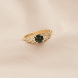 Posy 0.89ct Round Teal Sapphire