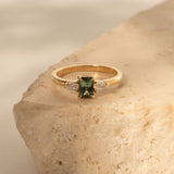 Dahlia 0.57ct Emerald-cut Green Sapphire