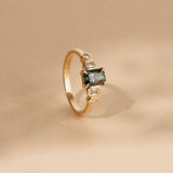 Posy 1.11ct Emerald-cut Green Sapphire