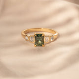 Posy 1.11ct Emerald-cut Green Sapphire