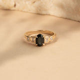 Posy 1.32ct Oval Green Sapphire