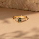 Dahlia 0.57ct Emerald-cut Green Sapphire