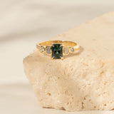 Posy 1.11ct Emerald-cut Green Sapphire