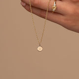 Yellow Gold Letter Necklace