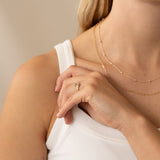 Peach Emerald Cut Sapphire with Diamonds in 18ct Yellow Gold