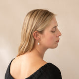 Baroque Pearl Hoops