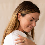 Gold Paperclip Huggies