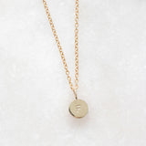 Reversible Daisy Letter Necklace