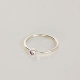 Round Sapphire Ring