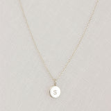 Silver Letter Necklace
