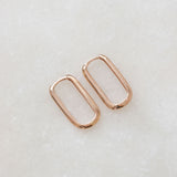 Gold Paperclip Huggies