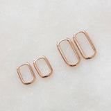 Gold Paperclip Huggies