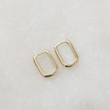 Gold Paperclip Huggies