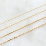 Diamond Cut Curb Chain