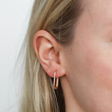 Gold Paperclip Huggies