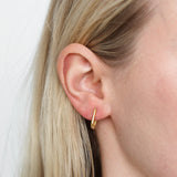 Gold Paperclip Huggies