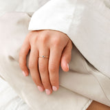 Round Sapphire Ring