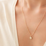 Yellow Gold Letter Necklace