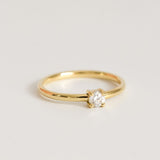 Diamond Solitaire in 18ct Yellow Gold or Platinum