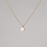 Yellow Gold Letter Necklace