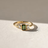 Sapphire and Diamonds in 18ct Yellow Gold