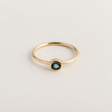 Oval Blue Sapphire Ring