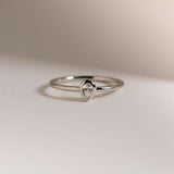 Mini Pear Diamond Ring