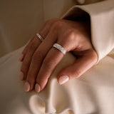 Floral Engraved Band